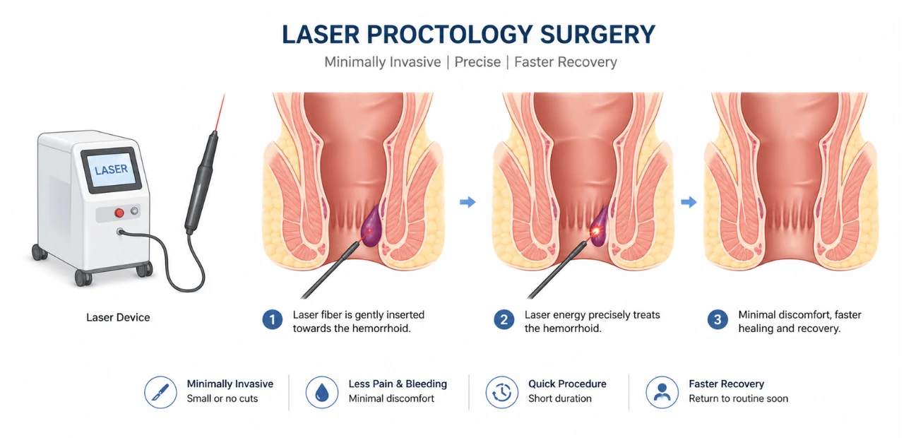 Laser Proctology Treatment in Lahore – Painless & Advanced Care 1 laser proctology treatment in Lahore for piles fissure and fistula