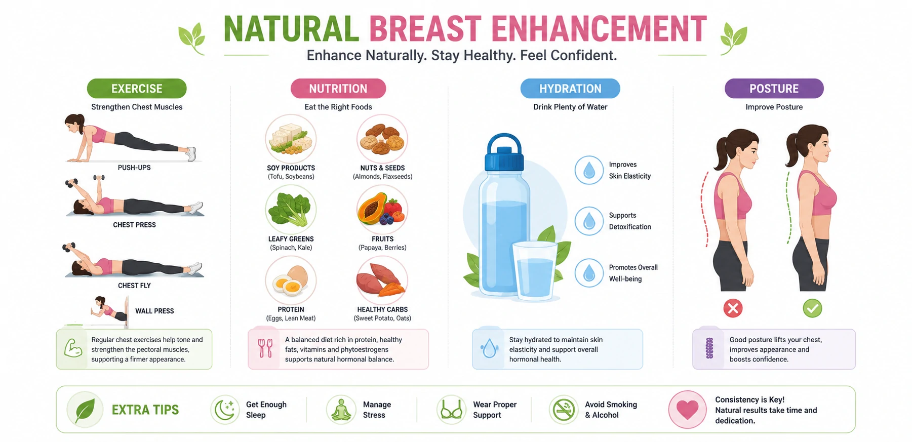 Breast Enhancement Without Surgery – Natural Methods 1 natural breast enhancement without surgery healthy lifestyle tips