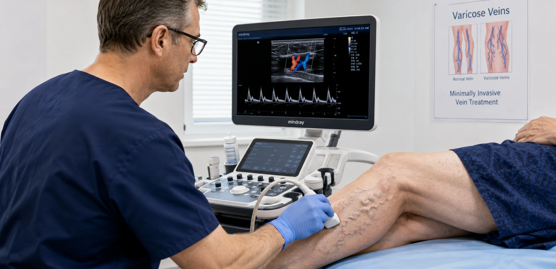 Varicose Veins Surgery: Procedure, Cost, Recovery & Treatment Options in Pakistan 1 vascular surgeon pakistan examining varicose veins patient